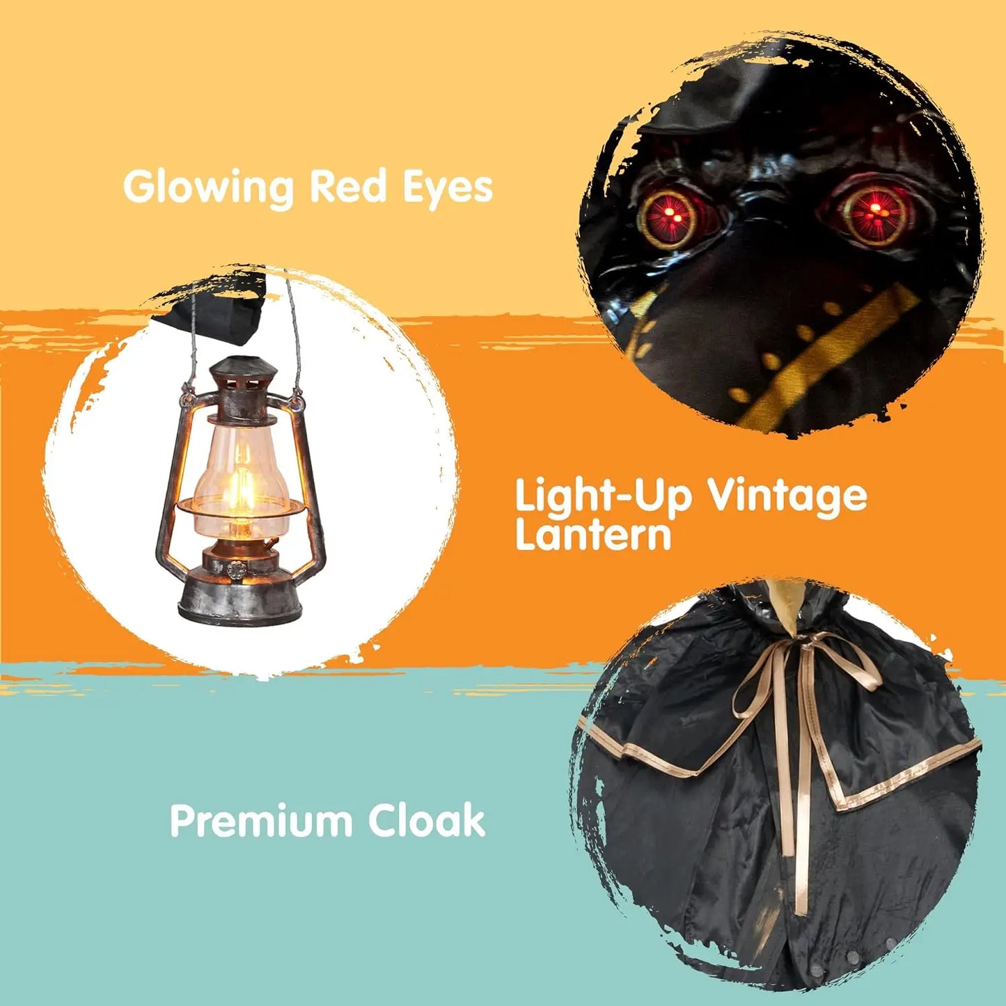 Joyfy Animatronic Sound Activated Ghost Doctor For Halloween Outdoor Props
