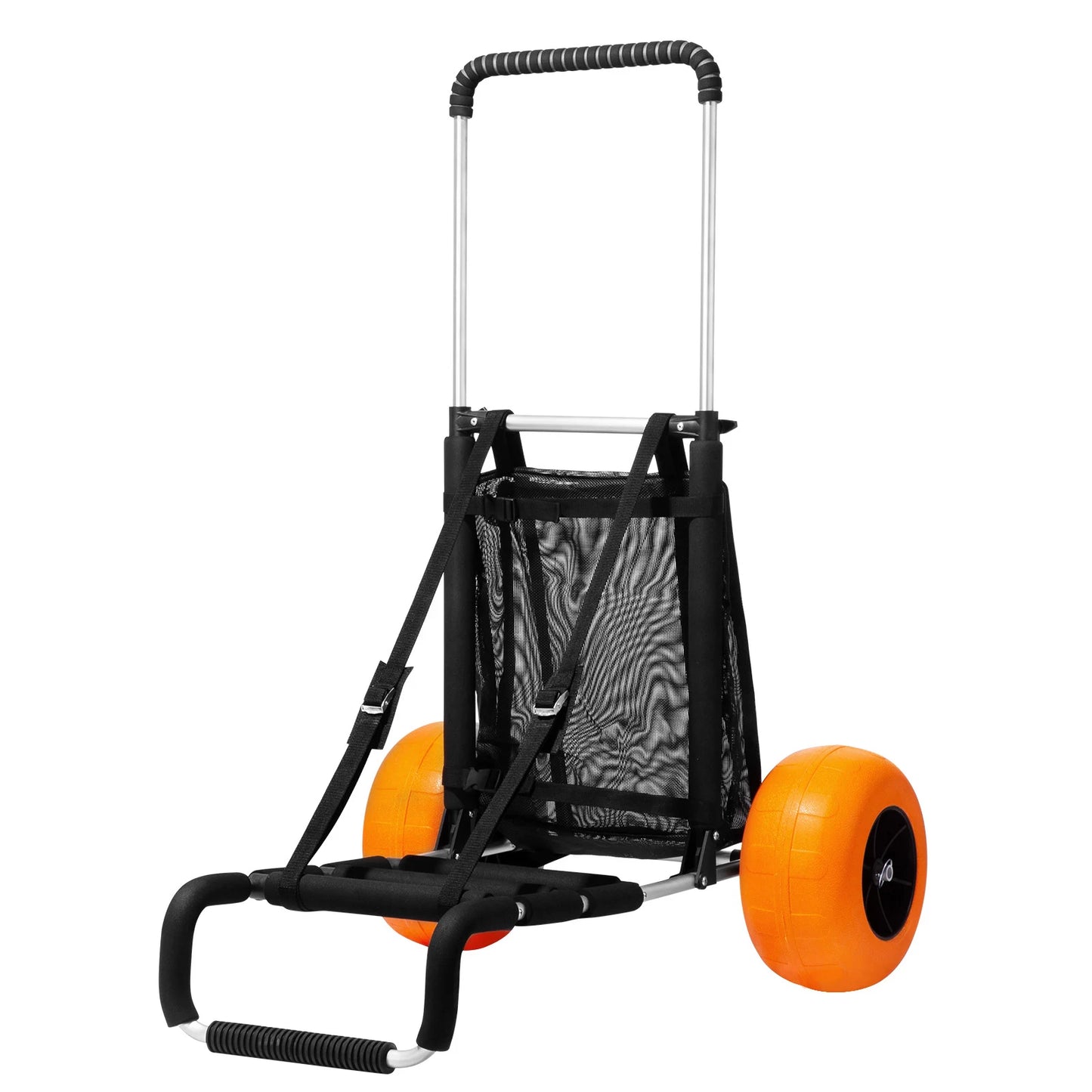 SucceBuy Beach Dolly With Big Wheels For Sand Folding Cart