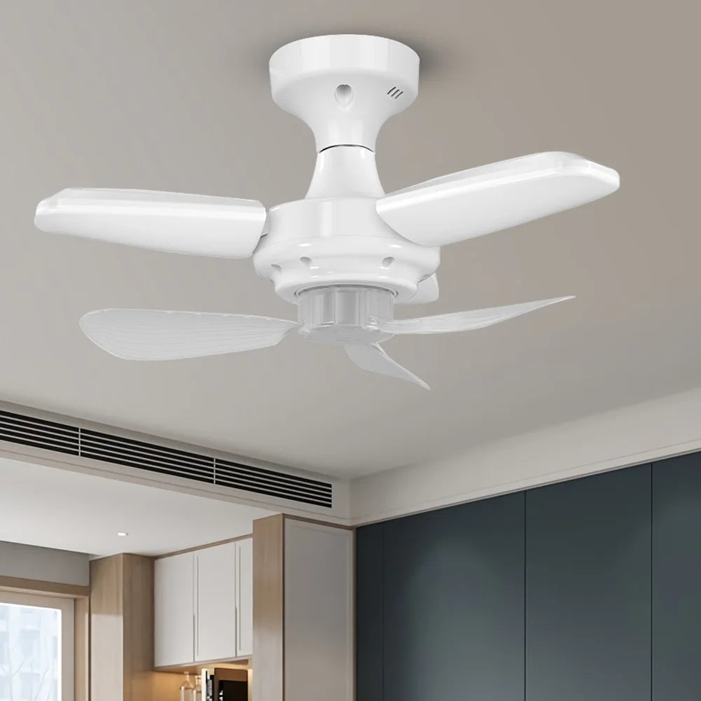 Sikiwind Modern Ceiling Fan With LED Light Remote Control Silent