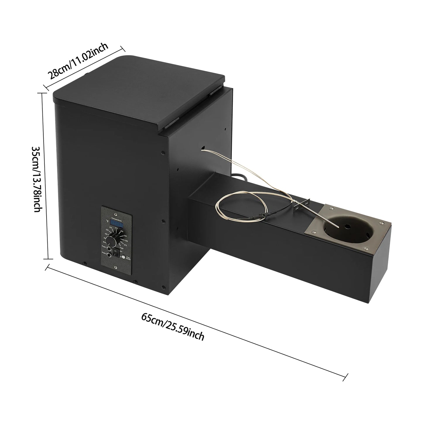 Pellet Smoker Hopper Assembly Kit With Temperature Control
