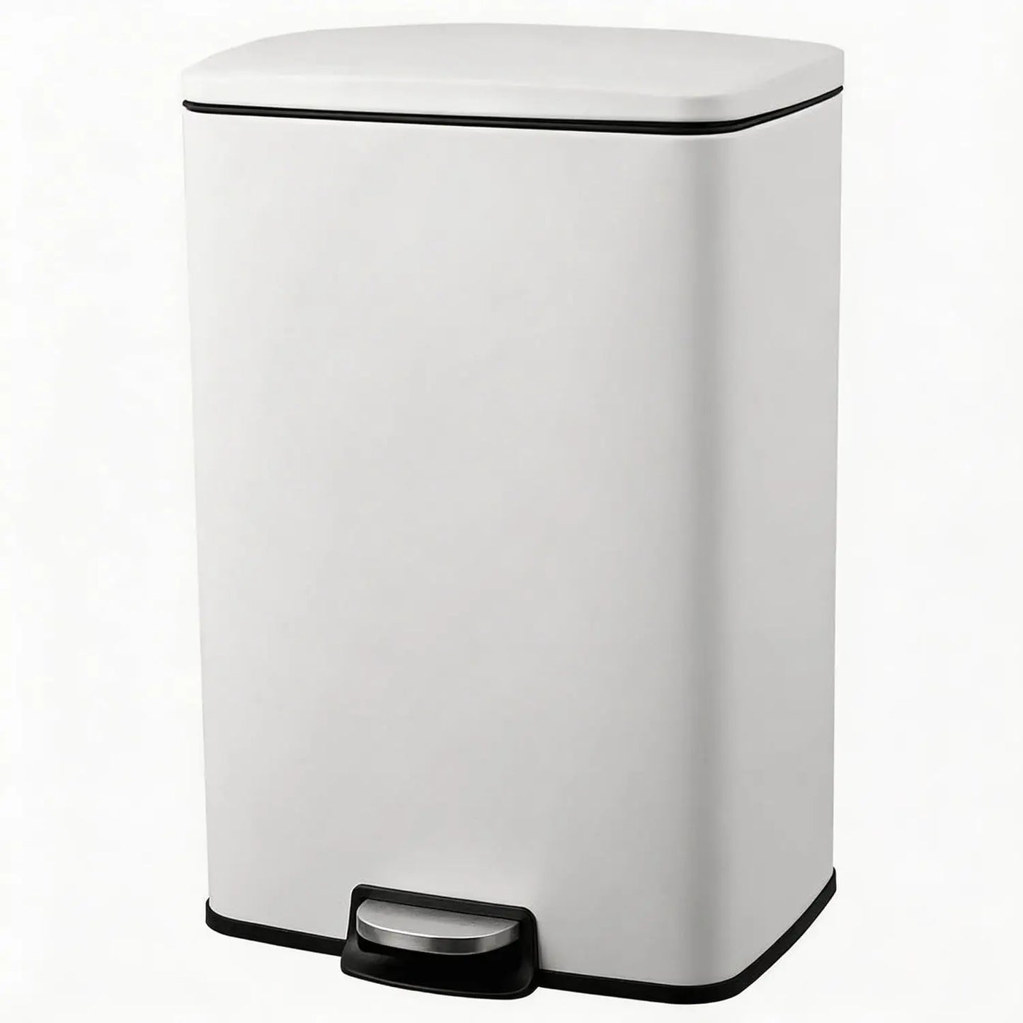 HiMISS Fingerprint Proof Stainless Steel Quiet Pedal Bin
