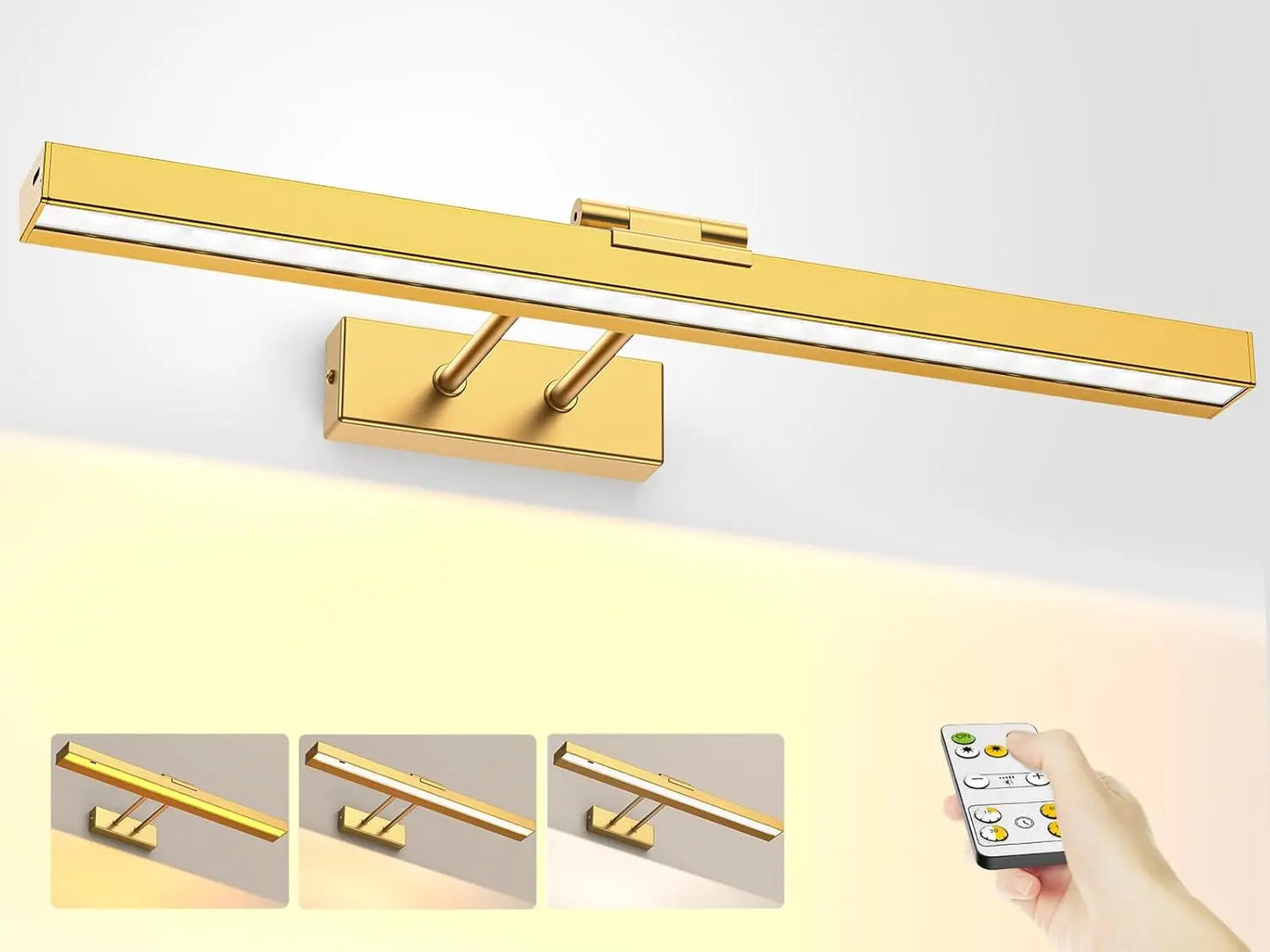 PRTILOUD Wireless Art Light Dimmable Battery Picture Light