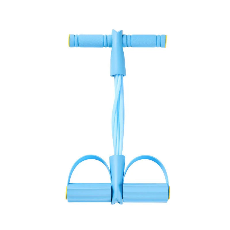 Natural Rubber Pedal Resistance Bands With Handles Set