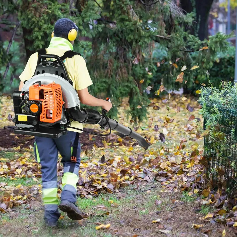 63CC Gas Powered Leaf Blower For Efficient Garden Cleaning