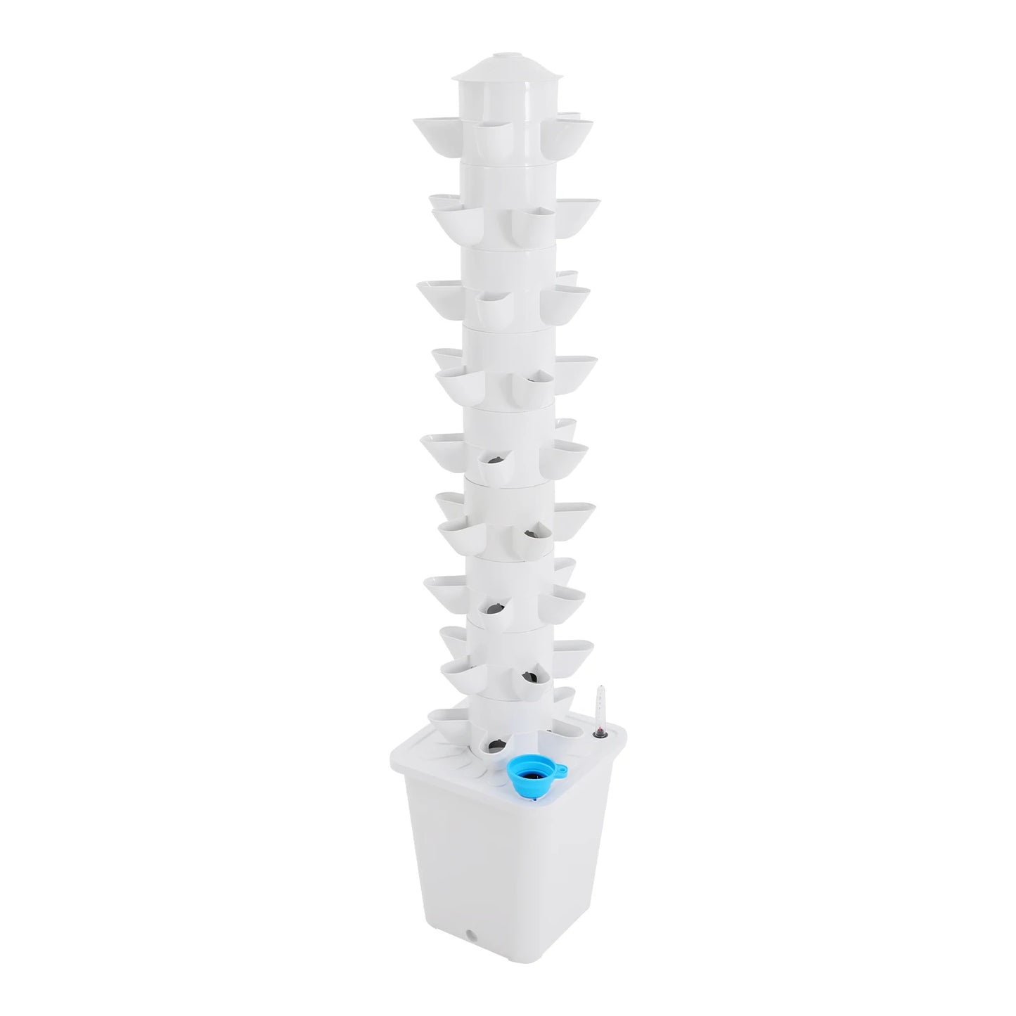 45-Holes Hydroponic Garden Vertical Tower For Balcony And Greenhouse
