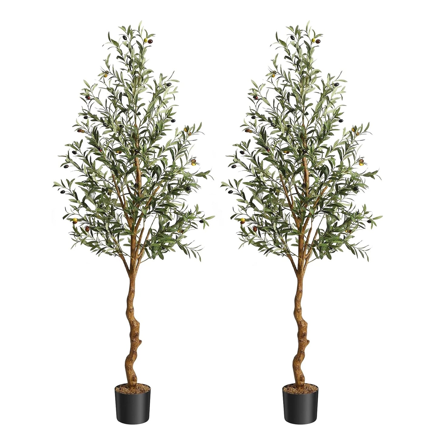 HiMiss Artificial Olive Tree With Pot For Home Garden Decor