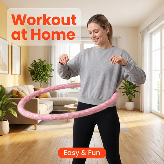 Fitness Circle Pilates Ring Foldable Silent Waist Friendly Portable