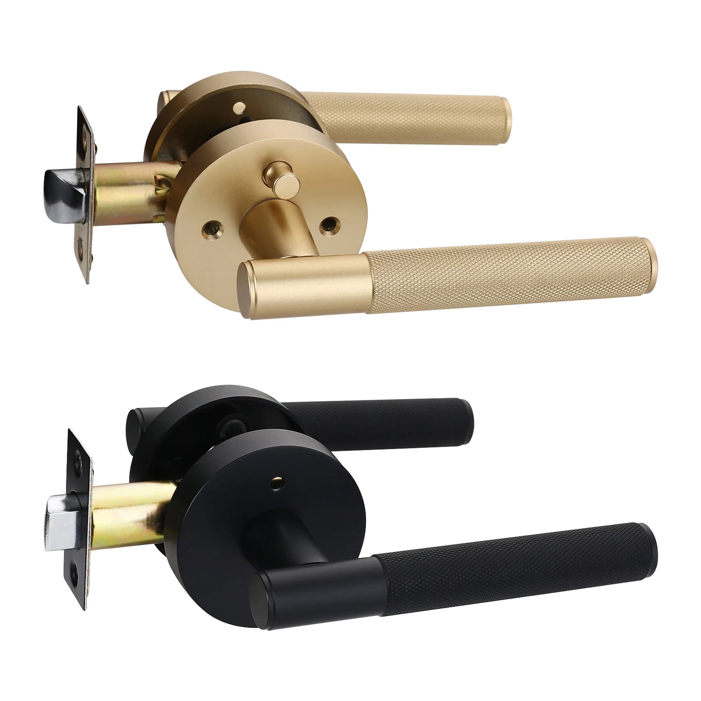 Viladepot Interior Privacy Door Handle Lever For Bedroom And Bathroom