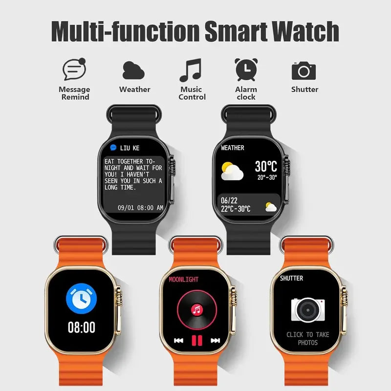 W&O Smartwatch For Women And Men With Calling And Sports