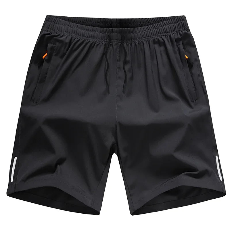 Summer Ice Silk Running Shorts For Men Quick Dry Breathable