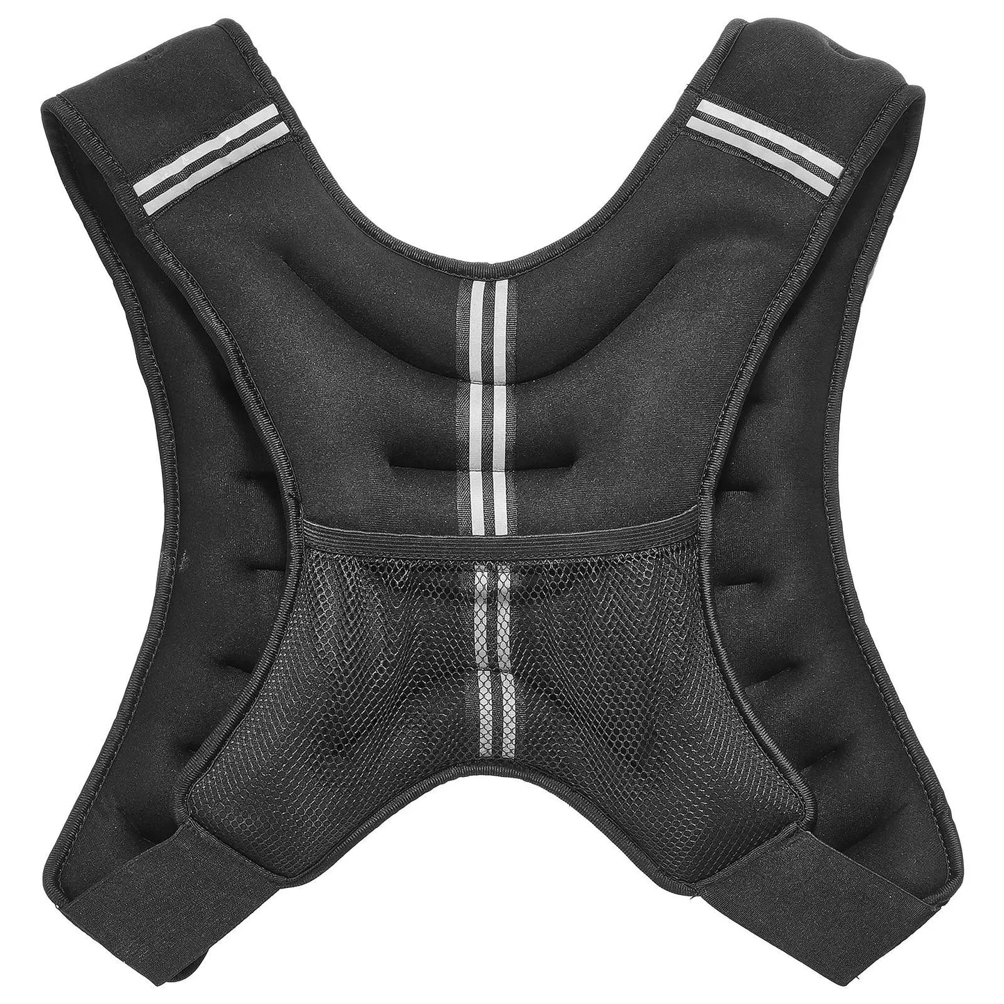 16 Lb Weighted Vest With Reflective Stripe For Men Women