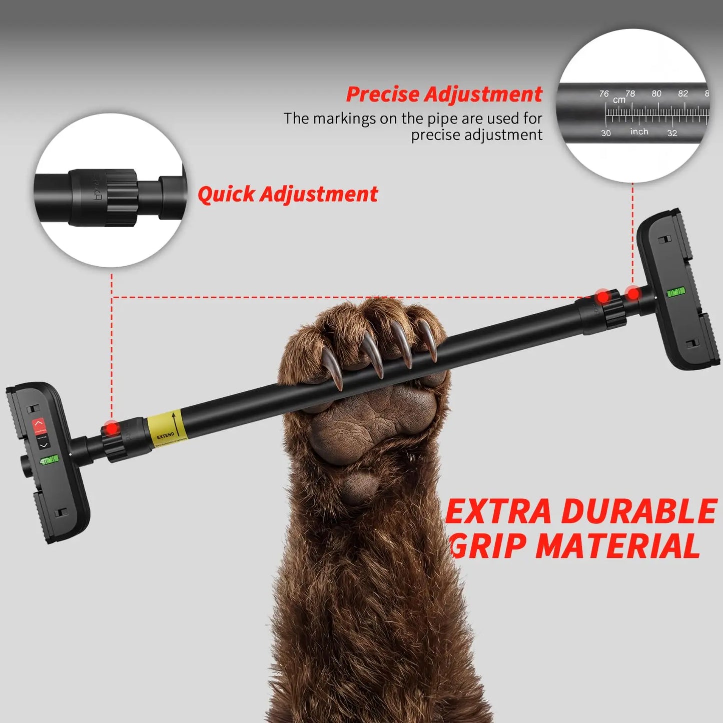 Heavy Duty Adjustable Doorway Chin Up Bar For Strength Training