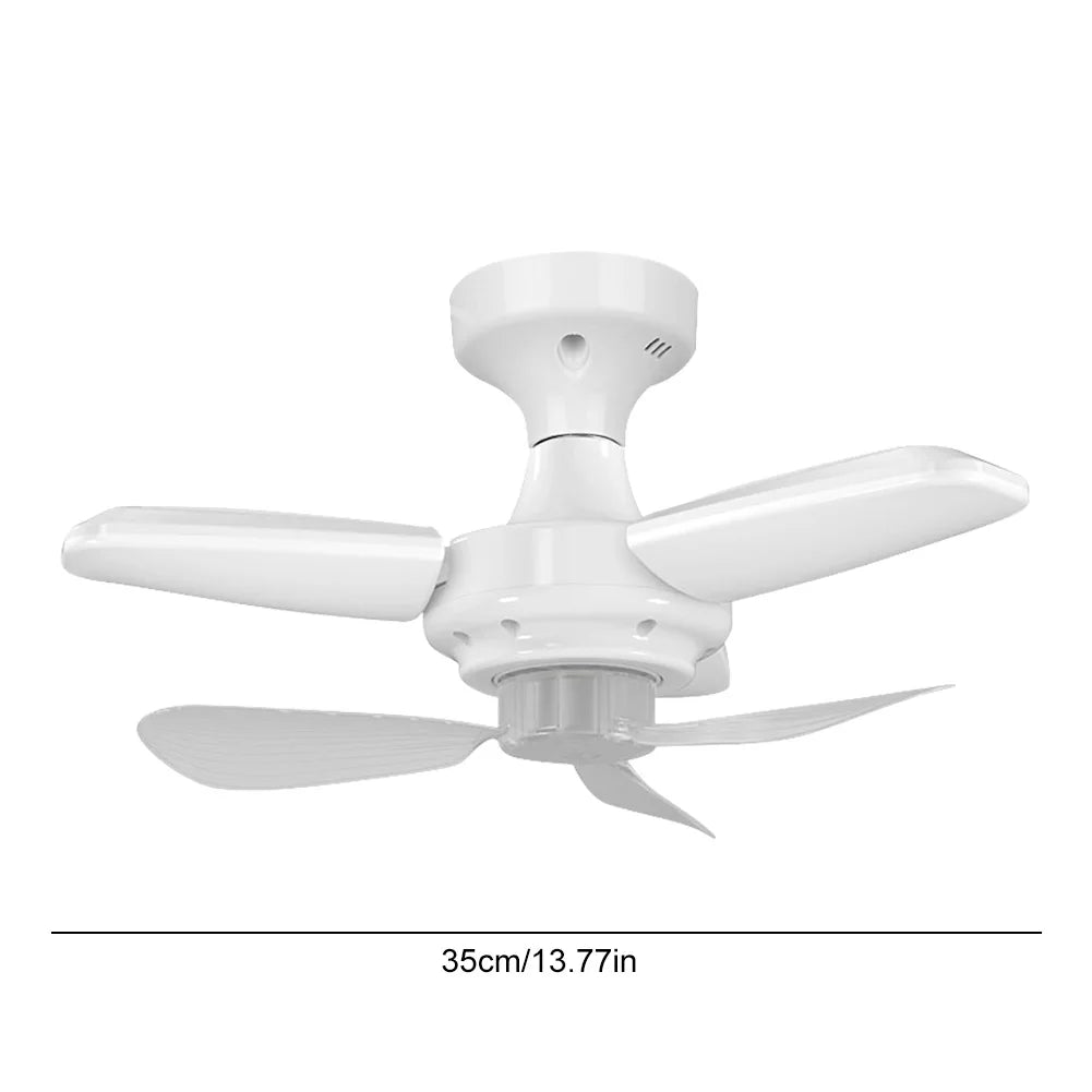 Sikiwind Modern Ceiling Fan With LED Light Remote Control Silent