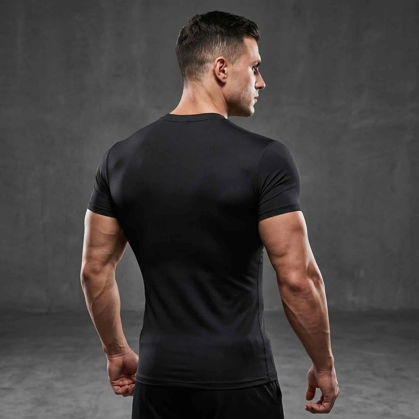 Men's Compression Shirts 3 Pack Short Sleeve Baselayer Moisture Wicking