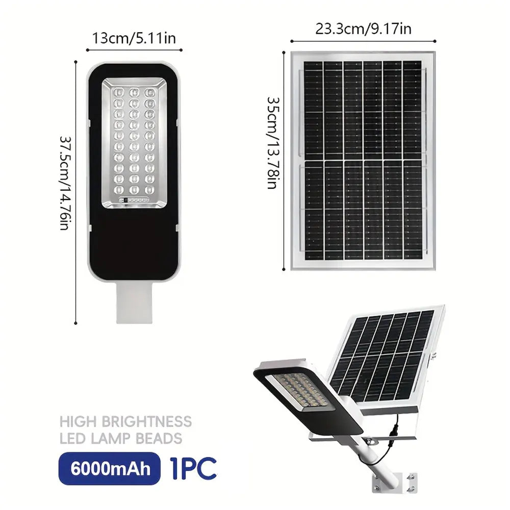 Outdoor Solar Street Lights Set With Motion Sensor And Remote
