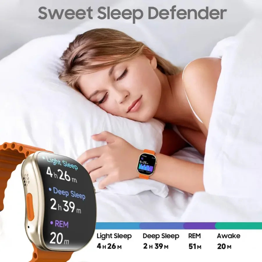 W&O Smartwatch IP67 Waterproof With 100 Sport Modes And Alerts