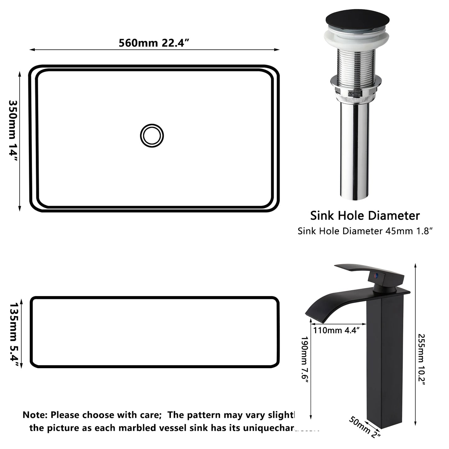 Mekkhalo Contemporary Acrylic Oval Vessel Sink For Bathroom Countertop