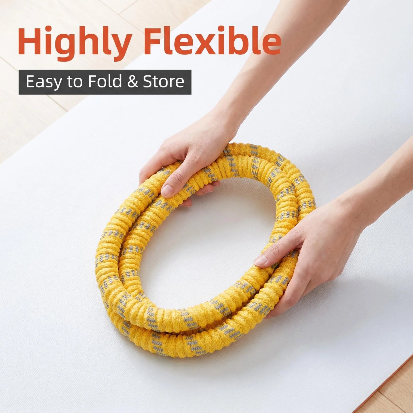 Fitness Circle Pilates Ring Foldable Silent Waist Friendly Portable