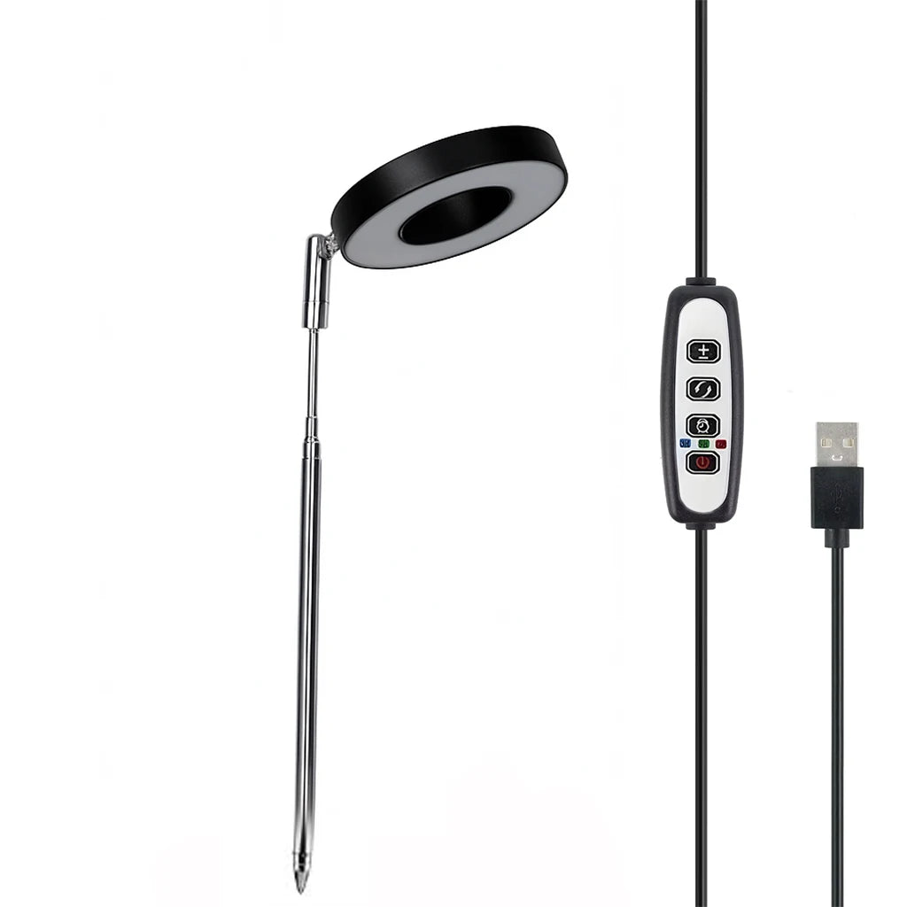 Indoor Full Spectrum LED Plant Growth Lights With Retractable Base