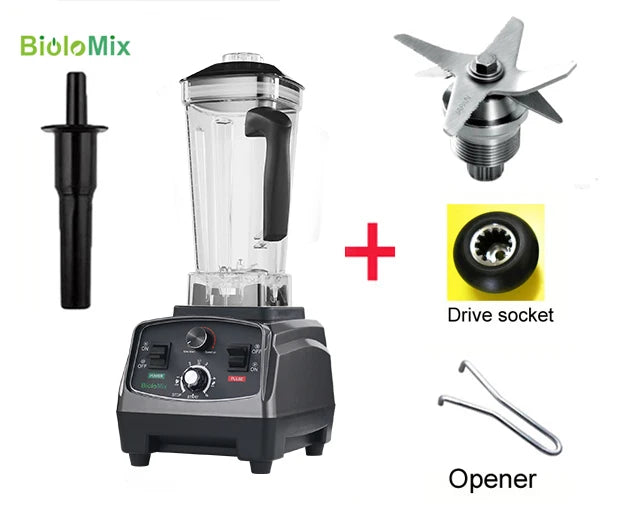 Biolomix Commercial Timer Blender With Tritan Mixing Jar